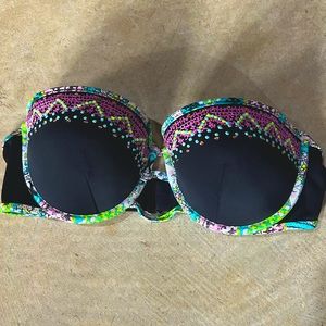 VS Padded Strapless Bikini Top with detachable straps